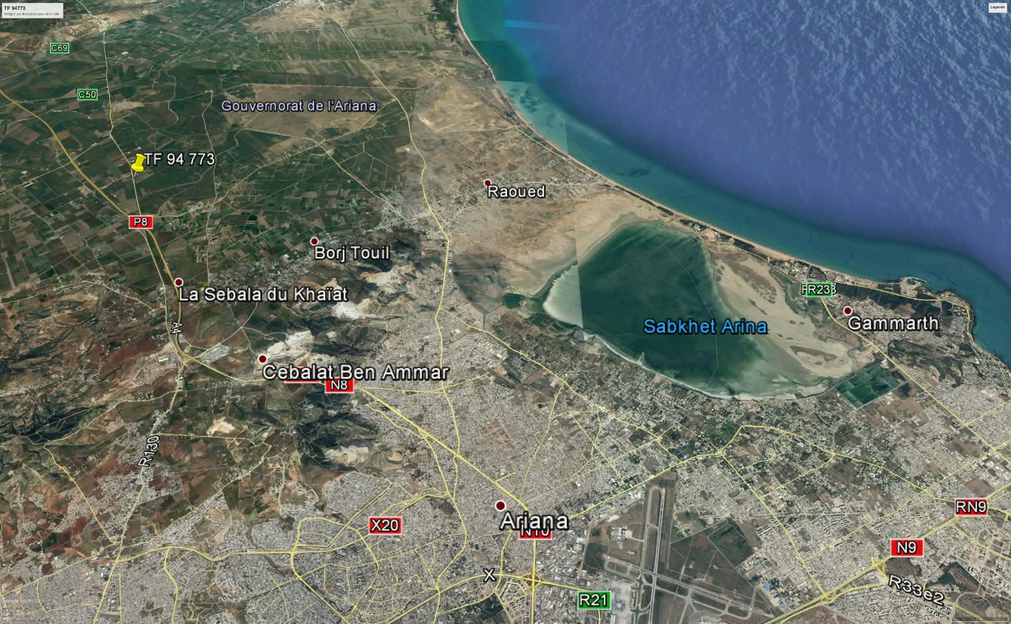 Kalaat Landlous&nbsp;Kalaat Landlous&nbsp;Terrain&nbsp;Terrain nu&nbsp;Terrains titr�s tf cebelet ben ammar