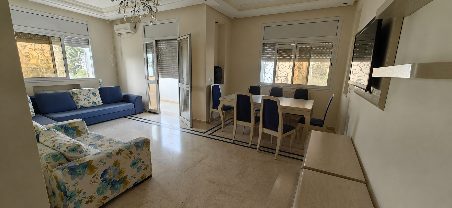 Raoued&nbsp;Cite El Ghazala 1&nbsp;Location&nbsp;Appart. 3 pi�ces&nbsp;Appartement meubl�