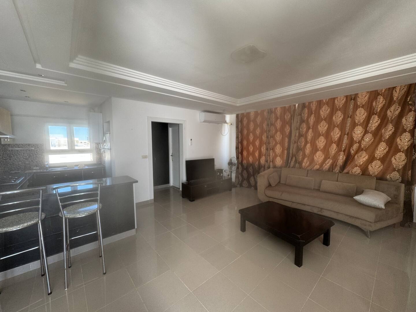 Akouda&nbsp;Chatt Meriem&nbsp;Location&nbsp;Appart. 3 pi�ces&nbsp;Appartement vue sur mer chatt mariem