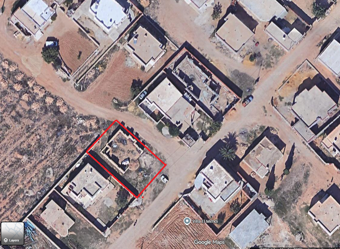 Sakiet Eddaier&nbsp;Sakiet Eddaier&nbsp;Terrain&nbsp;Terrain nu&nbsp;Maison en d�but de construction