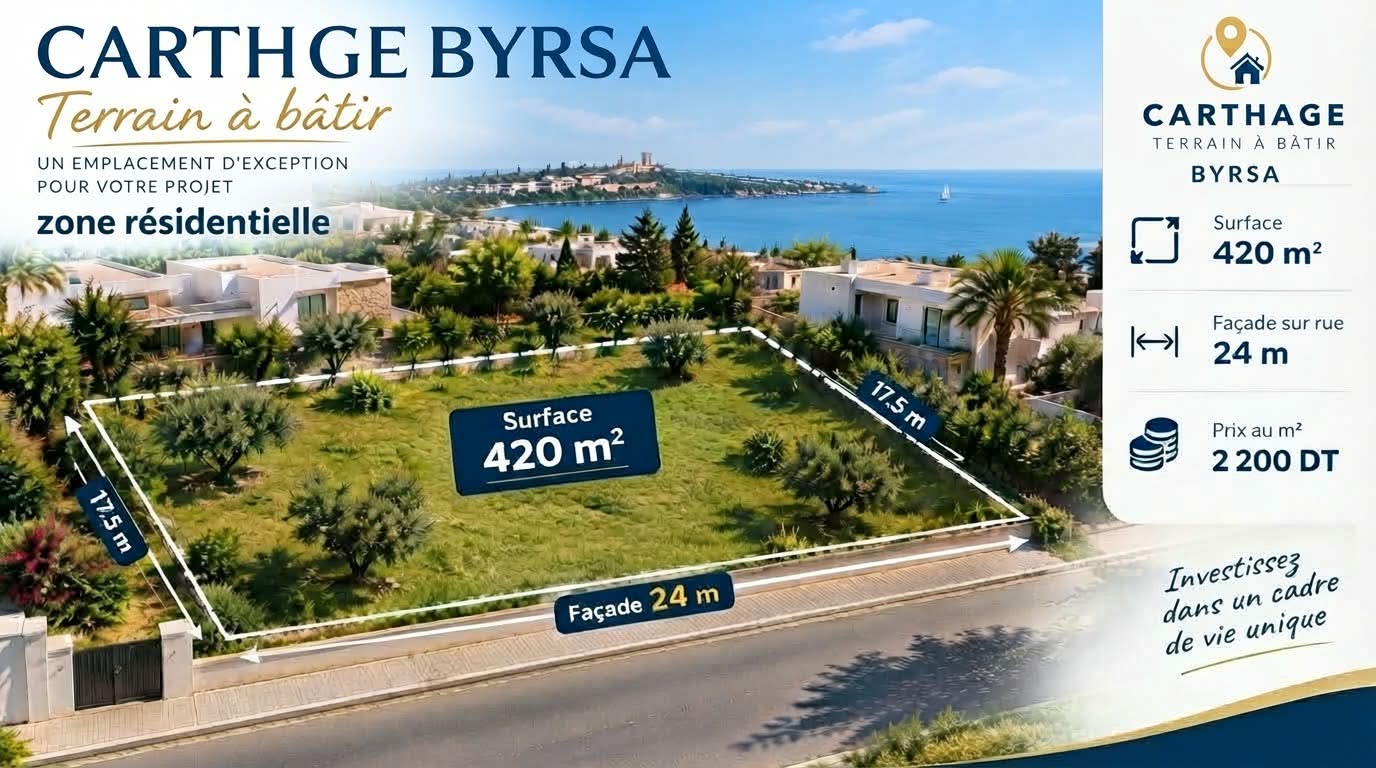 Carthage&nbsp;Cartage Byrsa&nbsp;Terrain&nbsp;Terrain nu&nbsp;Terrain a  carthage byrsa