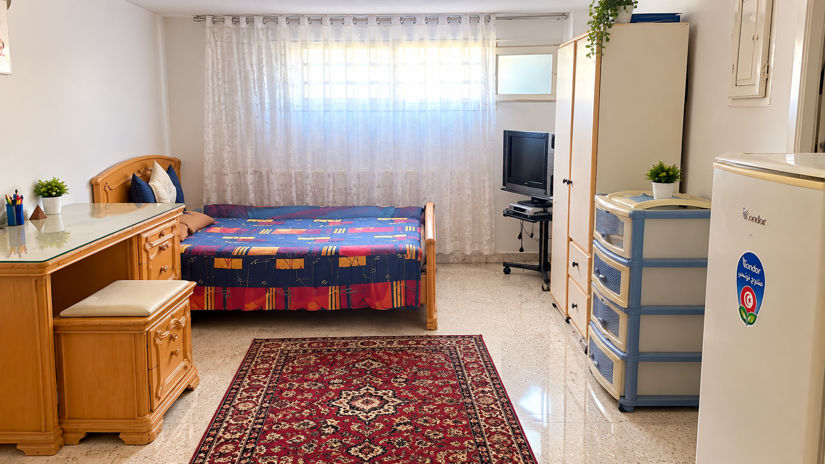Ariana Ville&nbsp;El Menzah 7&nbsp;Location&nbsp;Appart. 1 pi�ce&nbsp;Studio richement meubl�