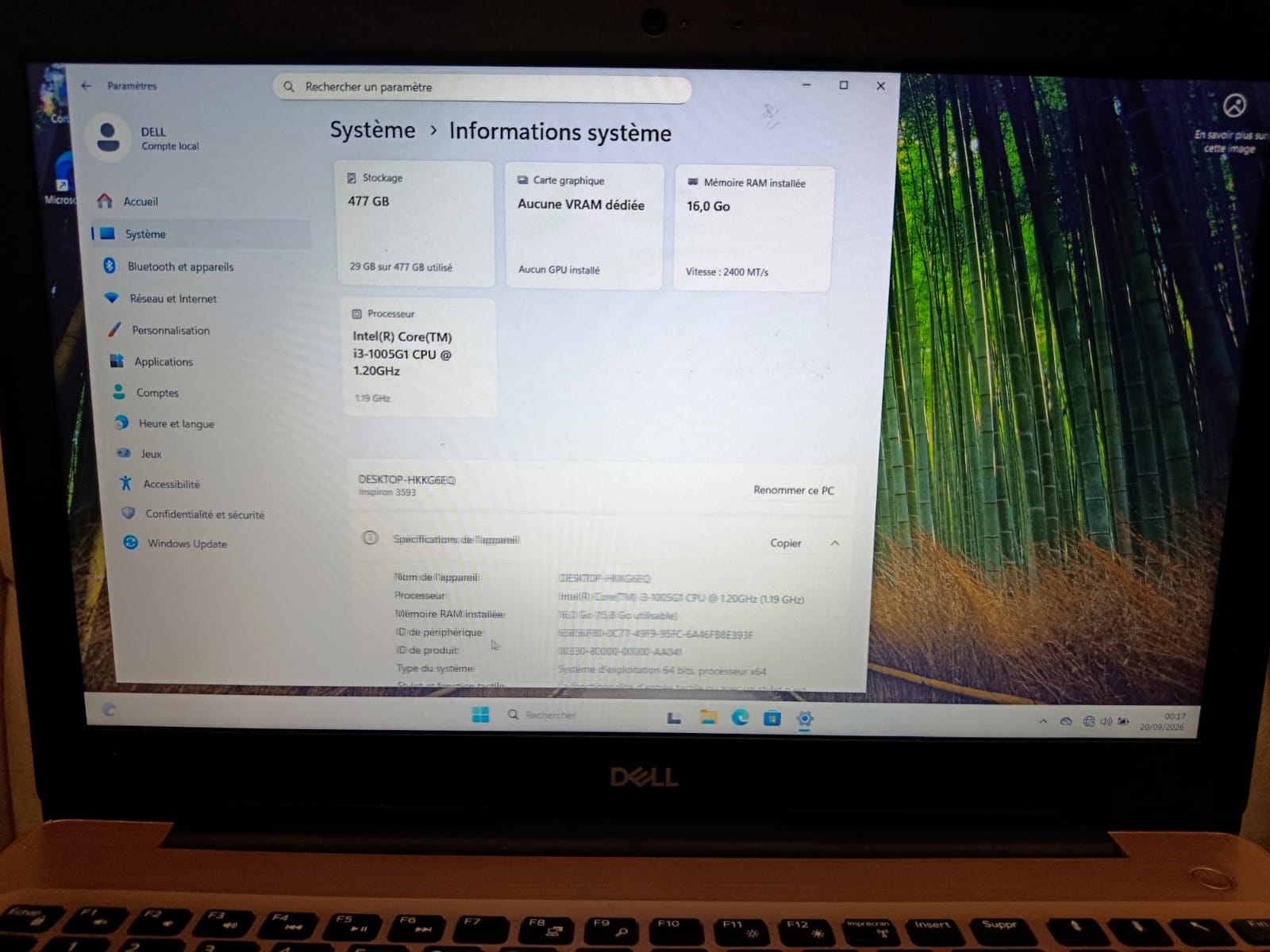 Nouvelle Medina&nbsp;Nouvelle Medina&nbsp;Dell &nbsp;Autre&nbsp;Dell i3 10 gen ndhif