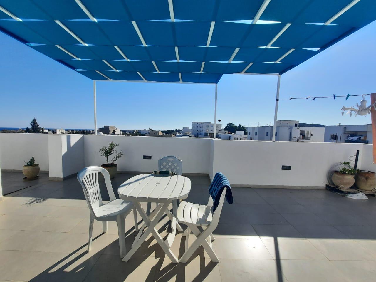 Hammamet&nbsp;Hammamet&nbsp;Location&nbsp;Appart. 3 pi�ces&nbsp;Hammamet nord s2 vue mer haut standing