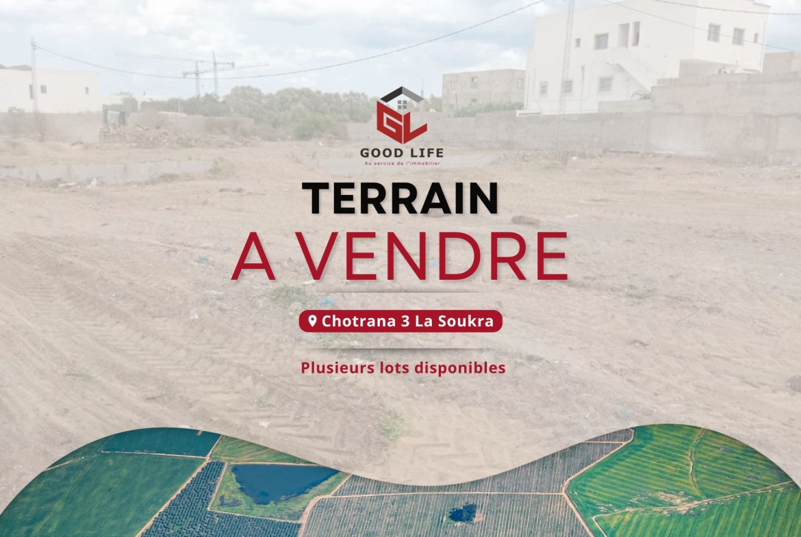 La Soukra&nbsp;Chotrana 3&nbsp;Terrain&nbsp;Terrain nu&nbsp;Terrain � chotrana 3