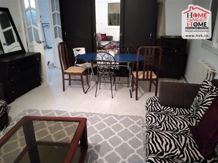 La Marsa&nbsp;Marsa Ennassim&nbsp;Location&nbsp;Appart. 3 pi�ces&nbsp;Etage de villa musso meubl� � la marsa