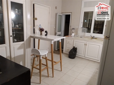 La Marsa&nbsp;Marsa Ennassim&nbsp;Location&nbsp;Appart. 3 pi�ces&nbsp;Etage de villa musso meubl� � la marsa