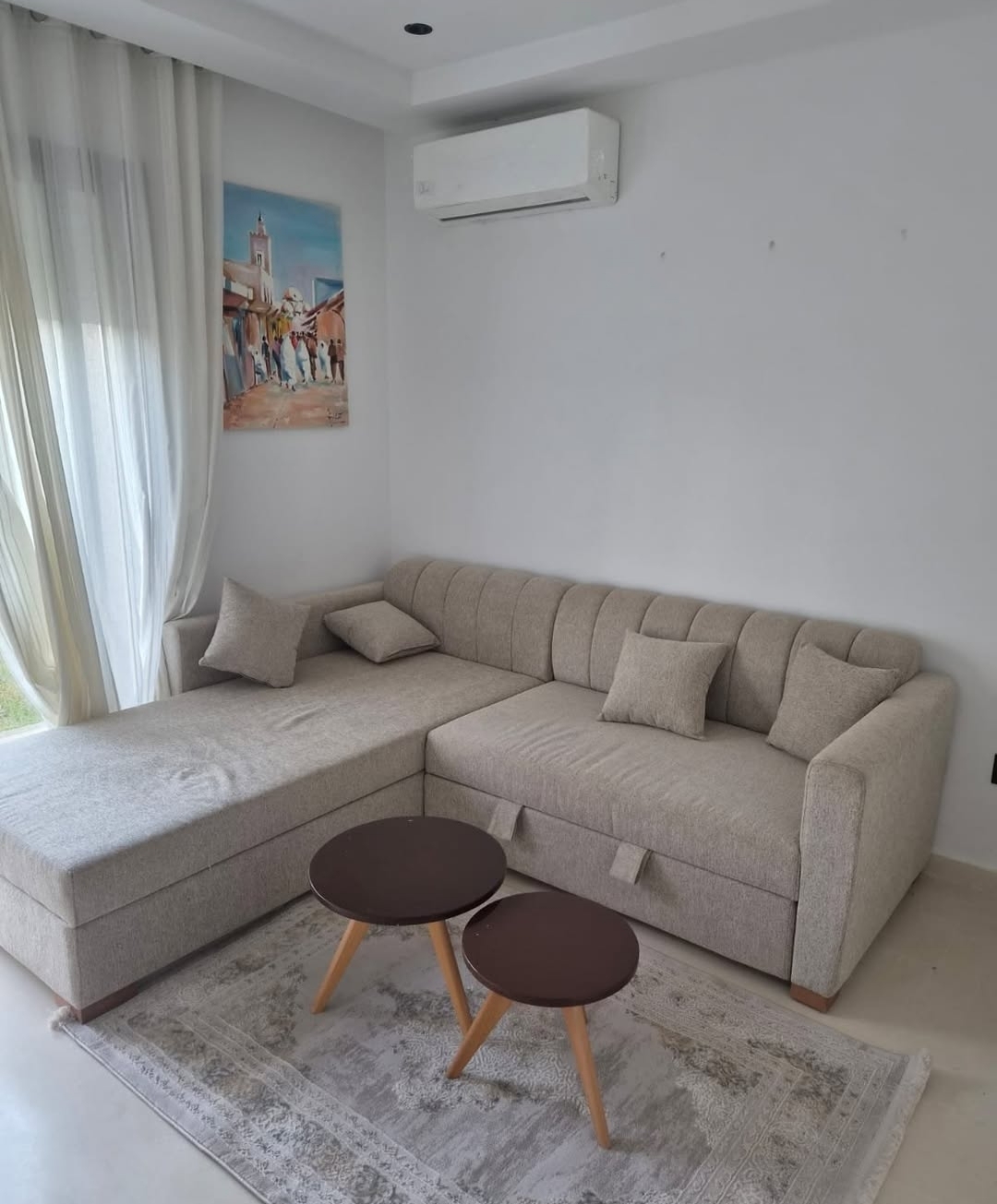 La Soukra&nbsp;Chotrana 3&nbsp;Location&nbsp;Appart. 1 pi�ce&nbsp;S0 meuble avec jardin