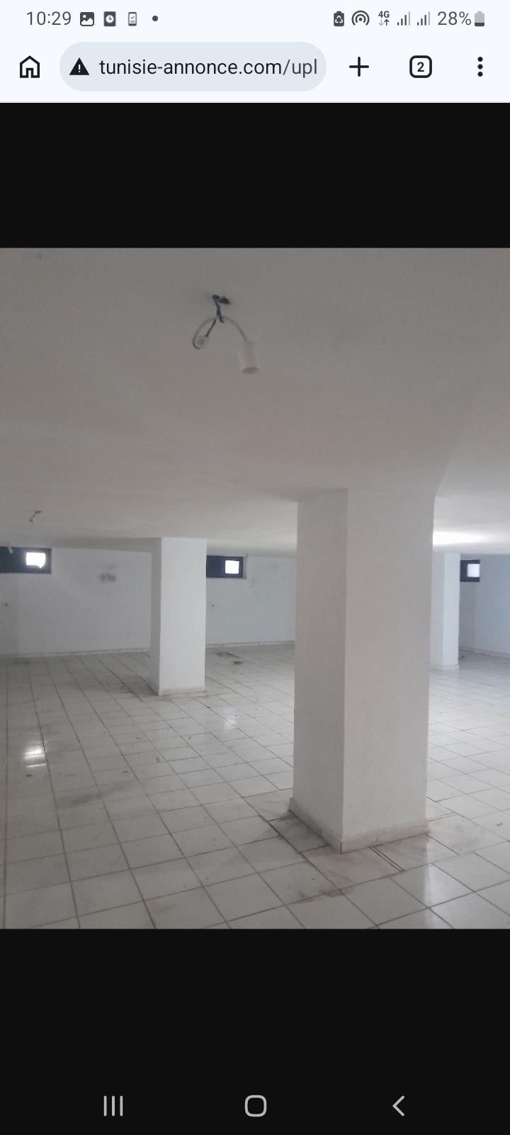 Nouvelle Medina&nbsp;El Yasminette&nbsp;Location&nbsp;Surfaces&nbsp;Local commercial ou d�p�t de stockage