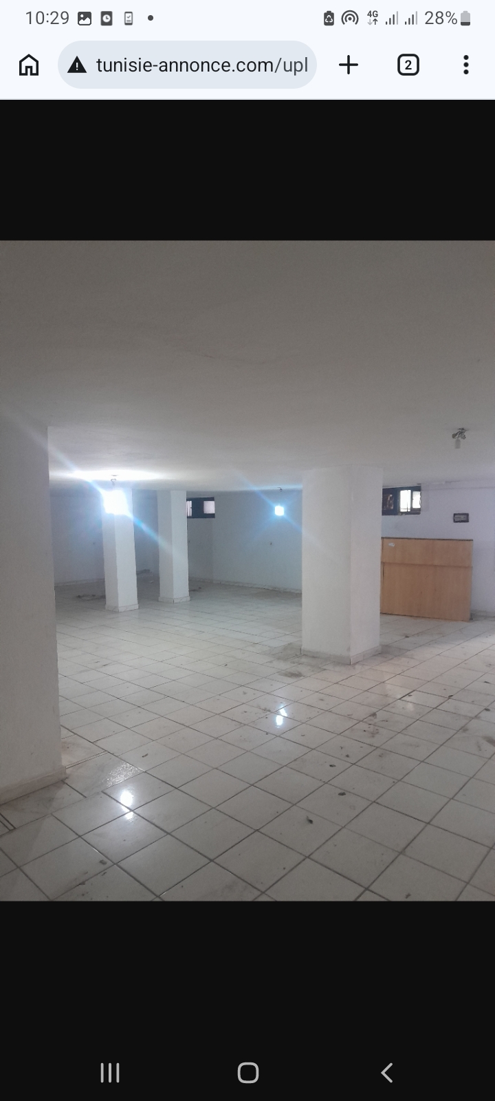 Nouvelle Medina&nbsp;El Yasminette&nbsp;Location&nbsp;Surfaces&nbsp;Local commercial ou d�p�t de stockage