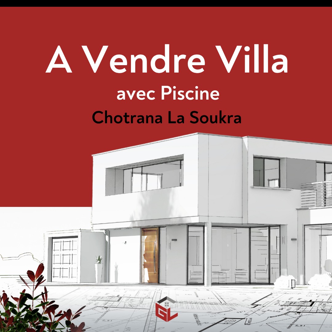 La Soukra&nbsp;Chotrana 1&nbsp;Vente&nbsp;Maisons&nbsp;Villa avec piscine � chotrana