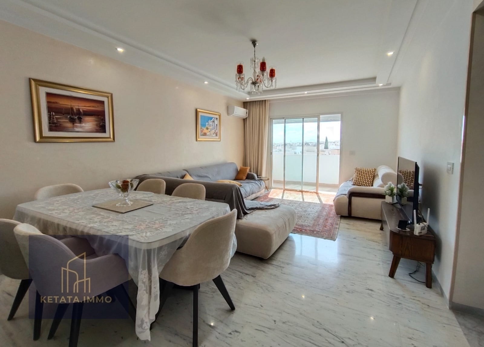 Raoued&nbsp;Cite El Ghazala 1&nbsp;Vente&nbsp;Appart. 4 pi�ces&nbsp;La ghazelle vnt app s3 166m2