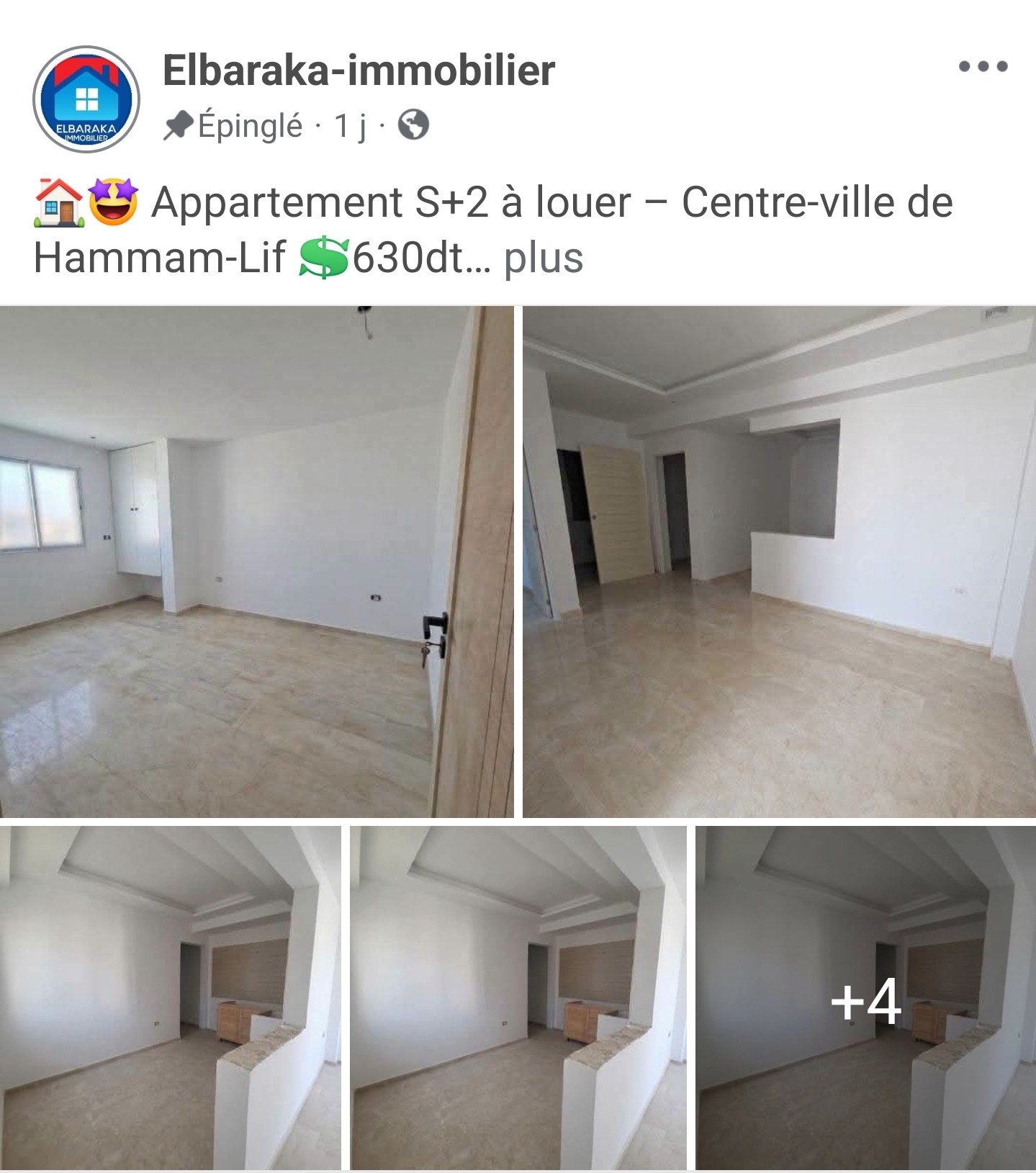 Hammam Lif&nbsp;Hammam Lif&nbsp;Location&nbsp;Appart. 3 pi�ces&nbsp;Appartement s2 centre ville hammam lif