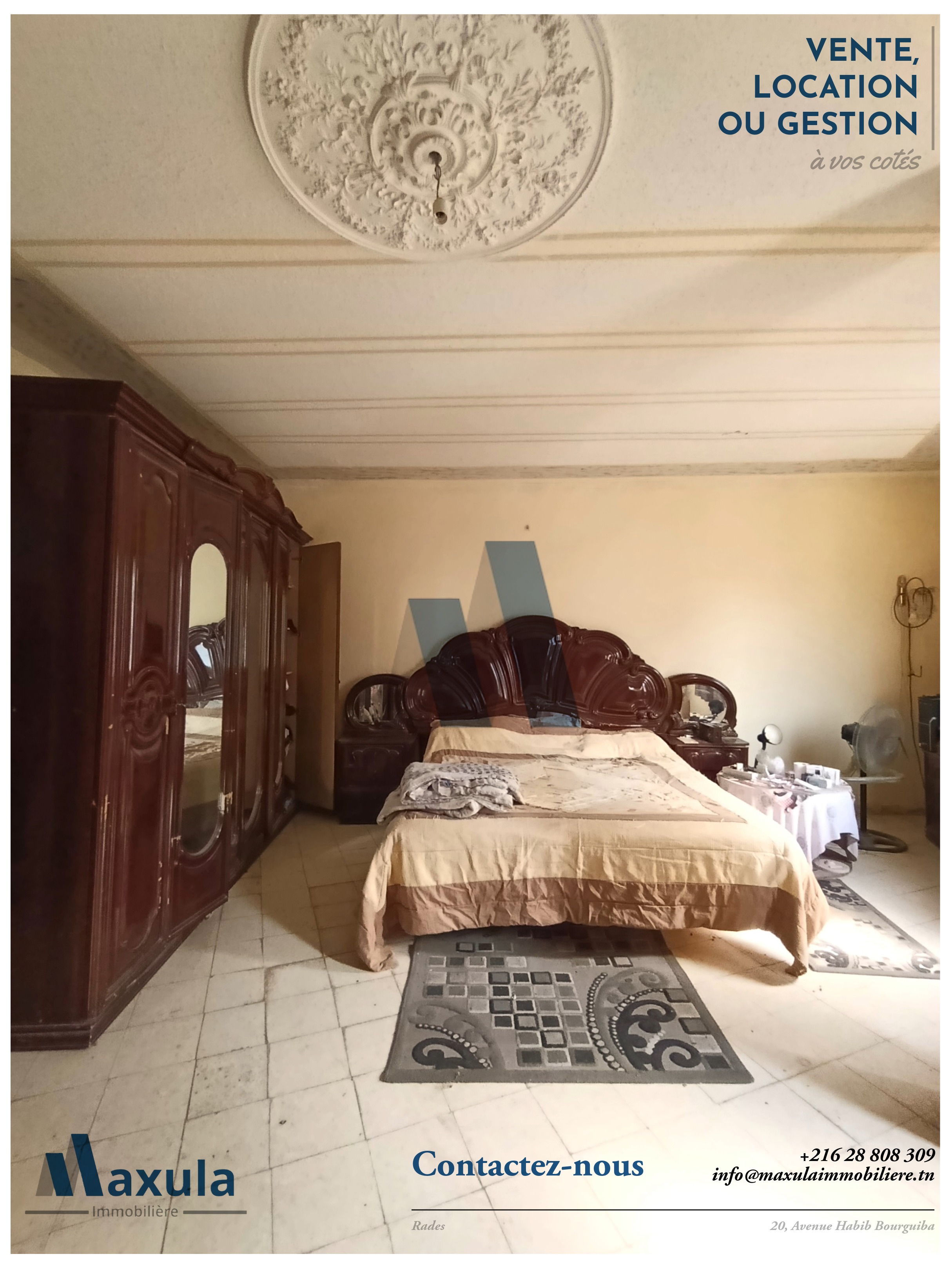 Rades&nbsp;Rades Saline&nbsp;Vente&nbsp;Maisons&nbsp;Maison d angle s5 a rades malleha