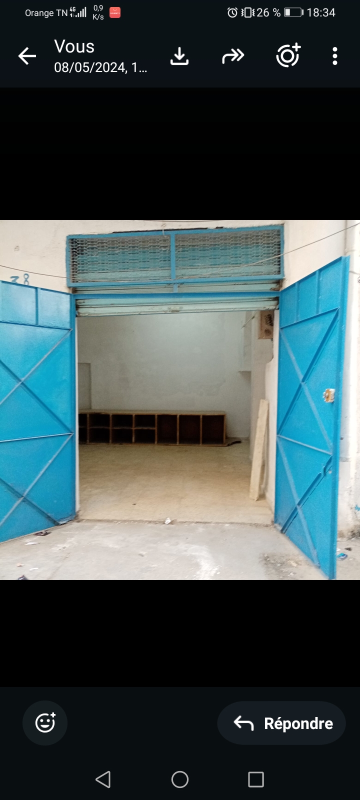 Bab Souika&nbsp;Bab El Assel&nbsp;Bureaux & Commerces&nbsp;Atelier,Garage&nbsp;A l magasin