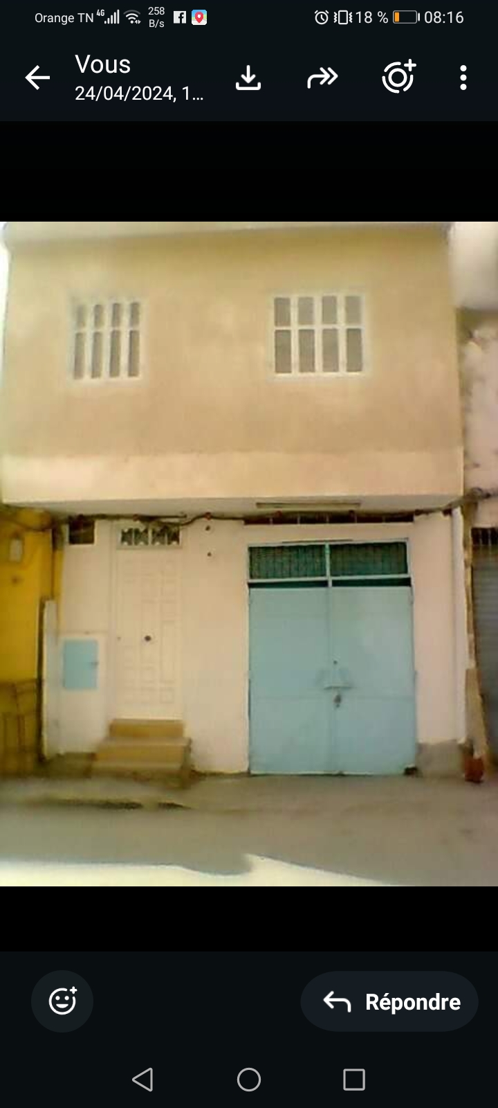 Bab Souika&nbsp;Bab El Assel&nbsp;Vente&nbsp;Autre&nbsp;Balace a vendr