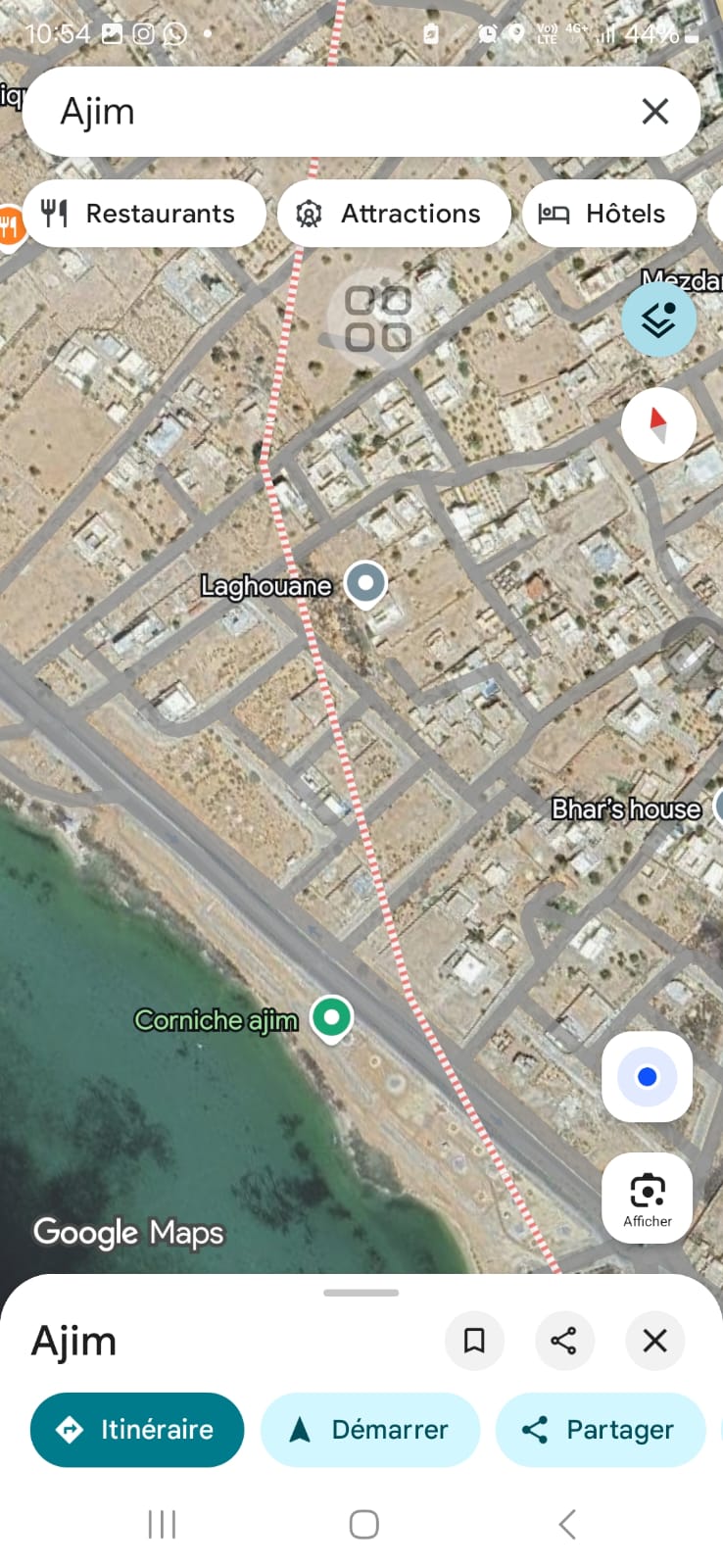 Ajim&nbsp;Ajim&nbsp;Vente&nbsp;Autre&nbsp;Terrain titre bleu ind djerba ajim  laghouane