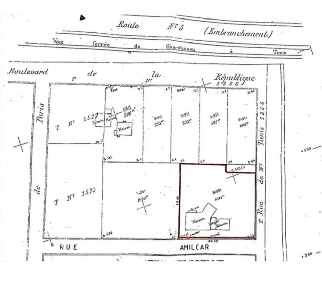 Le Bardo&nbsp;Le Bardo&nbsp;Vente&nbsp;Maisons&nbsp;Terrain � fort potentiel au bardo