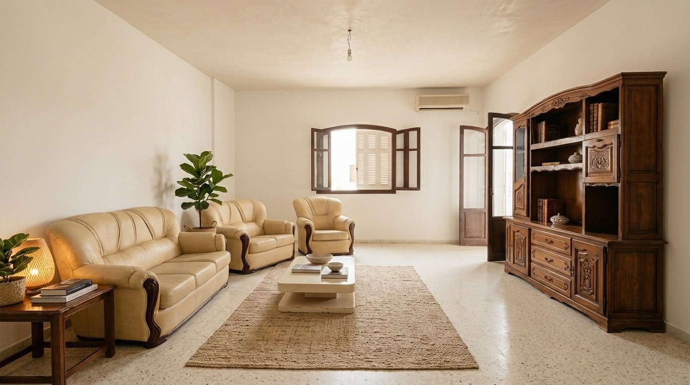 Raoued&nbsp;Cite El Ghazala 1&nbsp;Location&nbsp;Maisons&nbsp;Etage de villa � cit� ghazela riadh andalous
