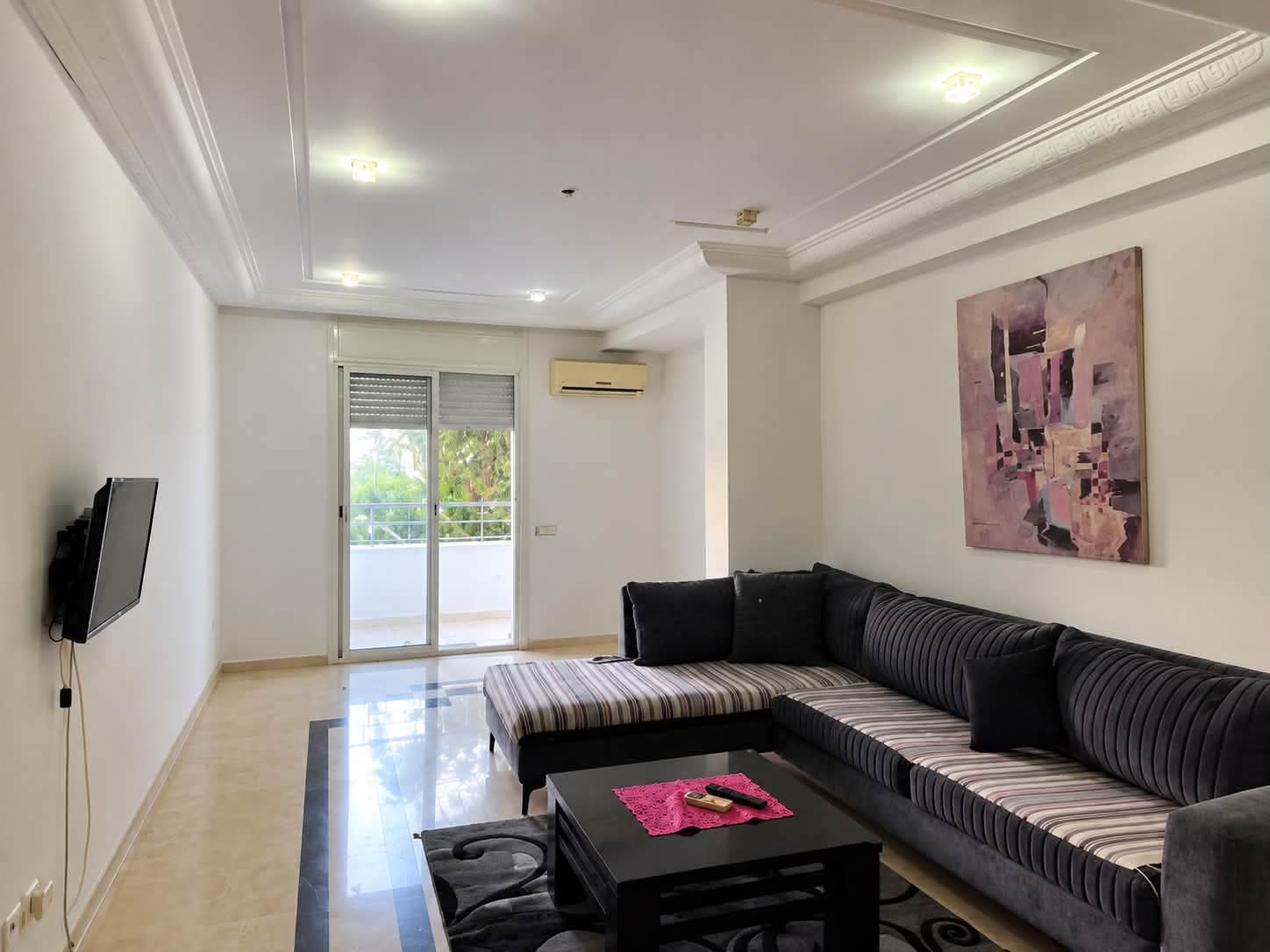 Ariana Ville&nbsp;Riadh Landlous&nbsp;Location&nbsp;Appart. 3 pi�ces&nbsp;S2 meuble riadh el andalous 1500d