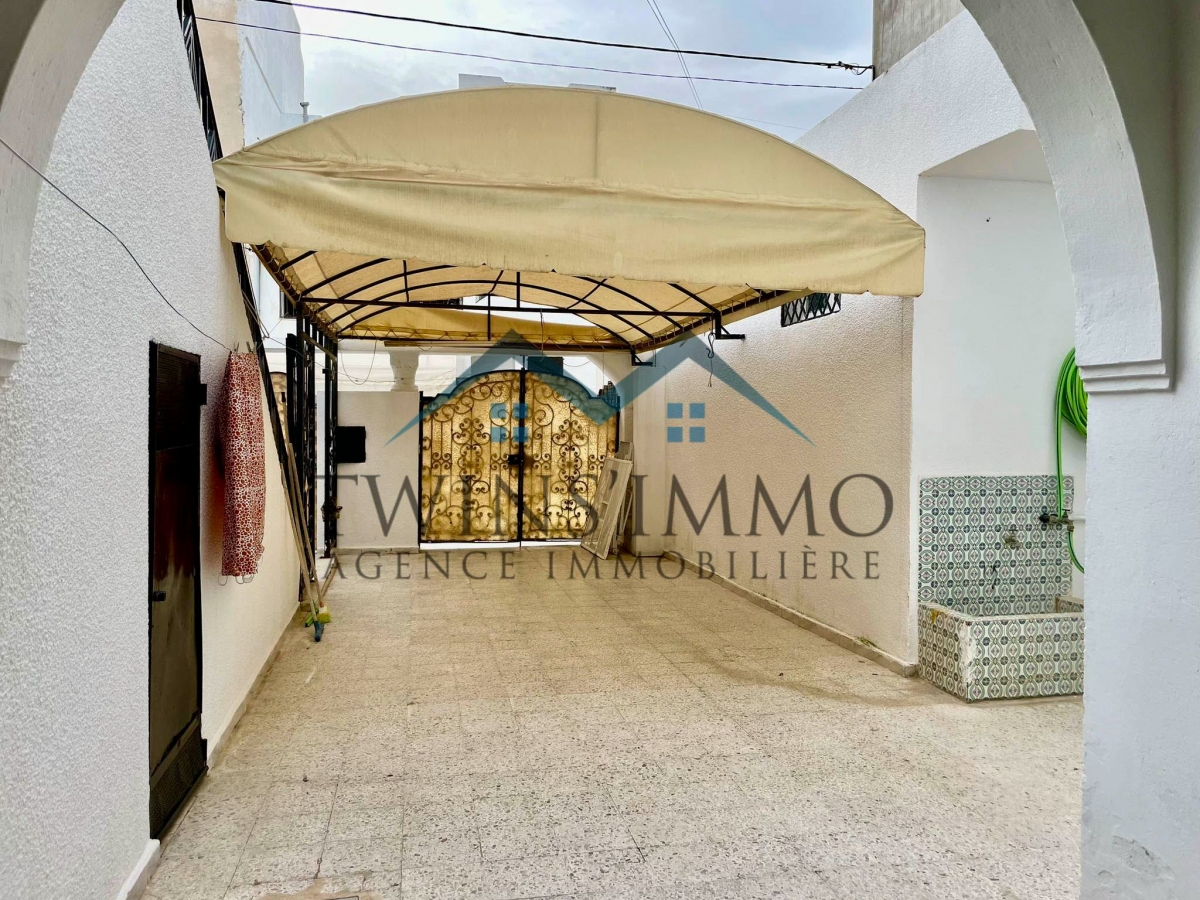 La Marsa&nbsp;Marsa Erriadh&nbsp;Location&nbsp;Appart. 2 pi�ces&nbsp;Rez de chauss�e de villa s2 � la marsa