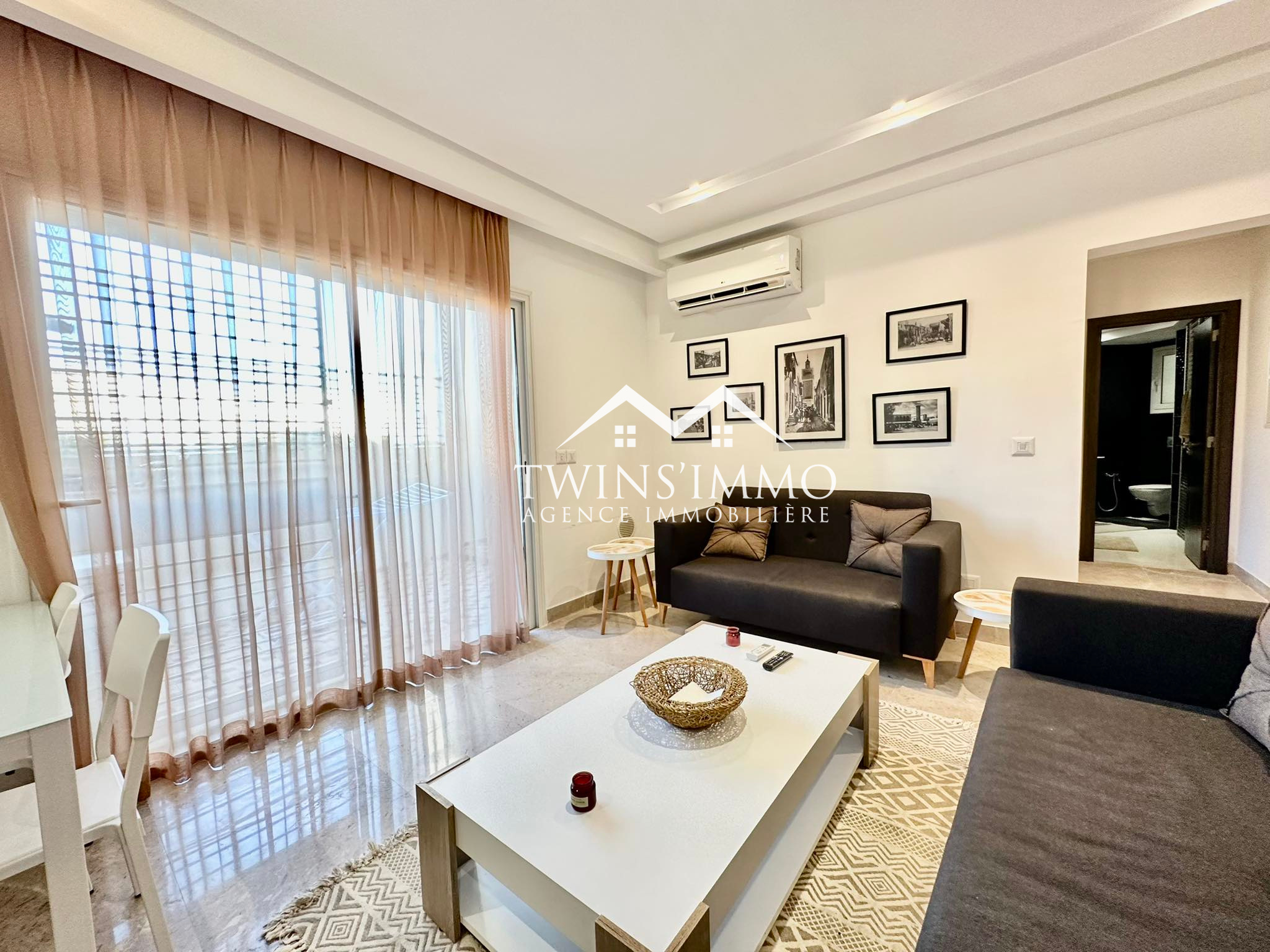 Ain Zaghouan&nbsp;Jardins de Carthage&nbsp;Location&nbsp;Appart. 1 pi�ce&nbsp;Appartement s1 meubl� aux jardins de carthage