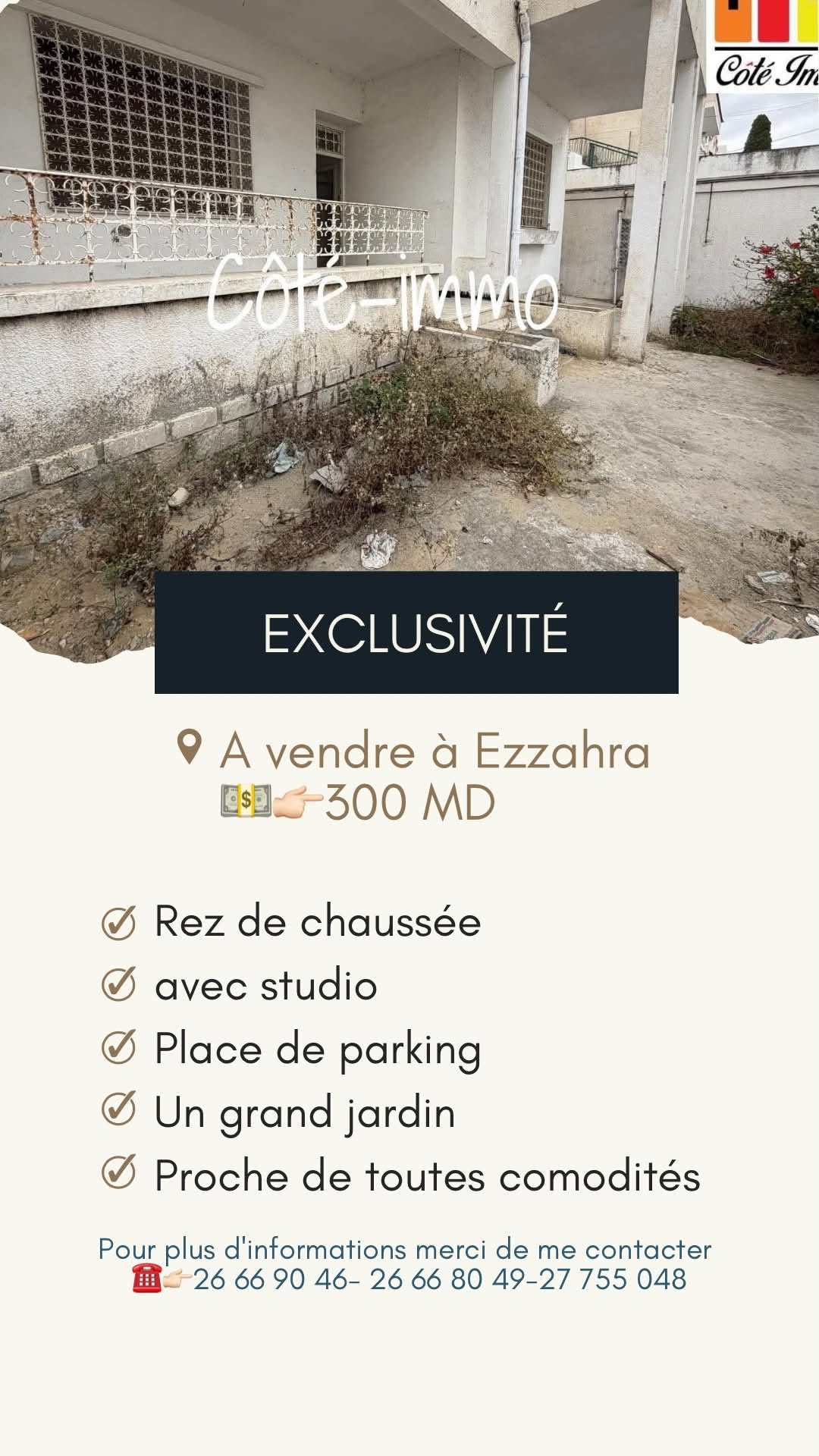 Ezzahra&nbsp;Ezzahra&nbsp;Vente&nbsp;Maisons&nbsp;Maisons ezzahra