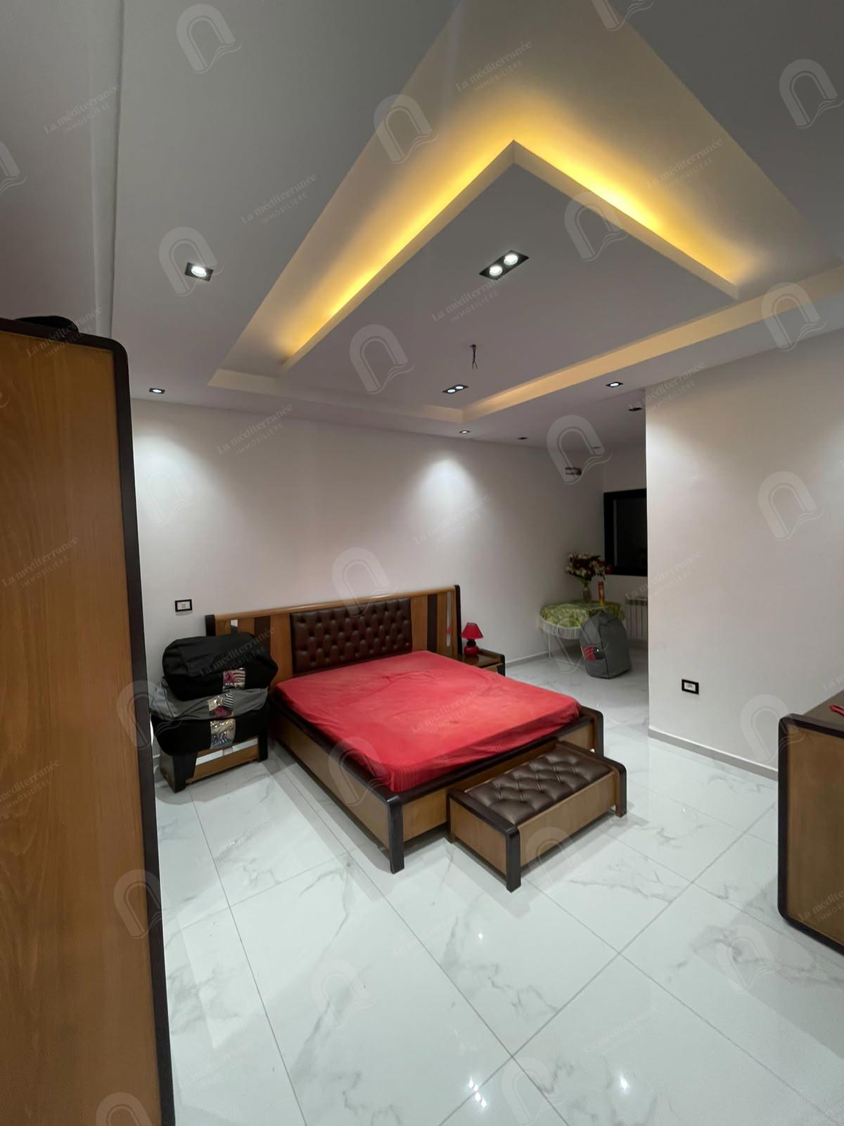 Le Bardo&nbsp;Ksar Said&nbsp;Location&nbsp;Appart. 4 pi�ces&nbsp;Un �tage de villa s3 meubl�