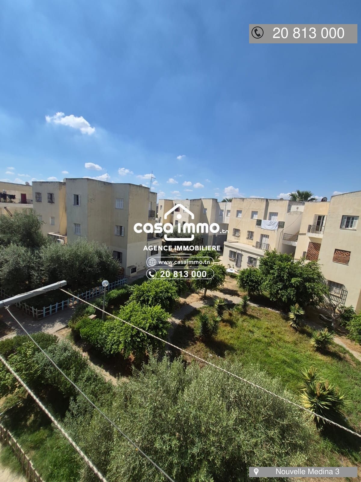 Nouvelle Medina&nbsp;Nouvelle Medina&nbsp;Vente&nbsp;Appart. 3 pi�ces&nbsp;S3 � nouvelle medina