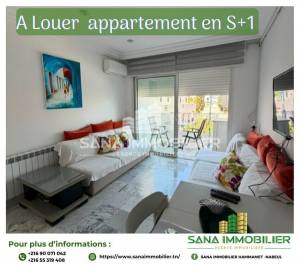 Hammamet&nbsp;Hammamet&nbsp;Location&nbsp;Appart. 1 pi�ce&nbsp;A  appartement s1 ref584a