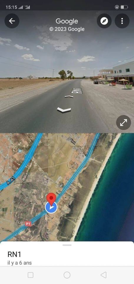 Hammamet&nbsp;Hammamet&nbsp;Terrain&nbsp;Terrain nu&nbsp;Beaux terrain pr�s la route gp1