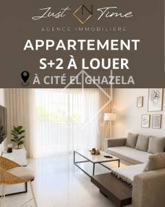 Raoued&nbsp;Raoued&nbsp;Location&nbsp;Appart. 1 pi�ce&nbsp;Appartement s2    cit el ref372a