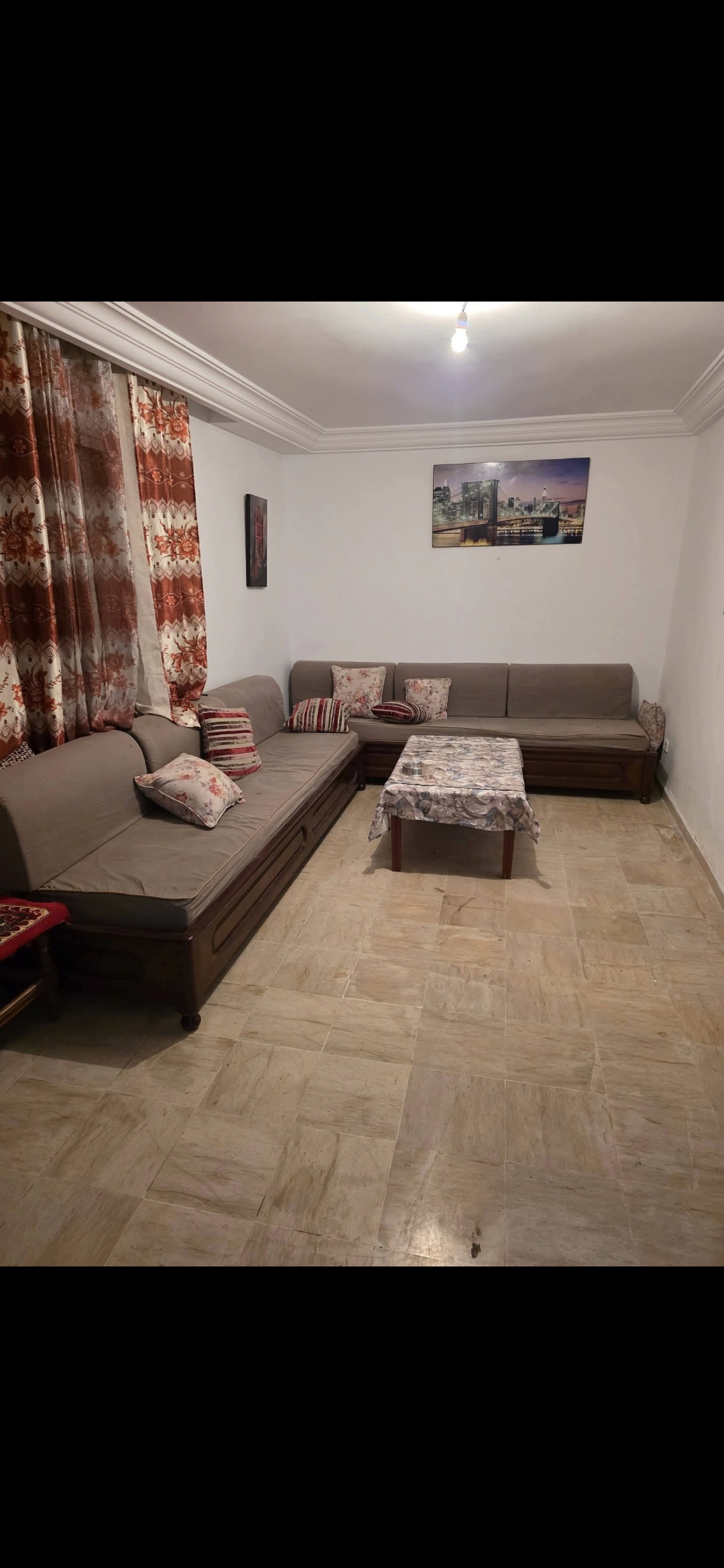 El Menzah&nbsp;El Manar 1&nbsp;Location&nbsp;Appart. 3 pi�ces&nbsp;S2 meubl� manar1 rez de chauss�e
