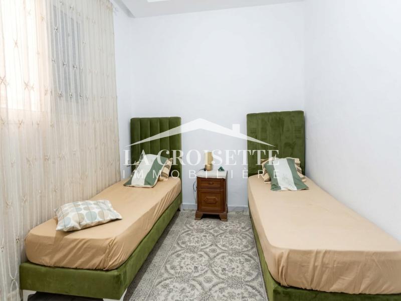 La Marsa&nbsp;Marsa Safsaf&nbsp;Location&nbsp;Appart. 3 pi�ces&nbsp;Etage de villa s2 meubl� � la marsa mel0609
