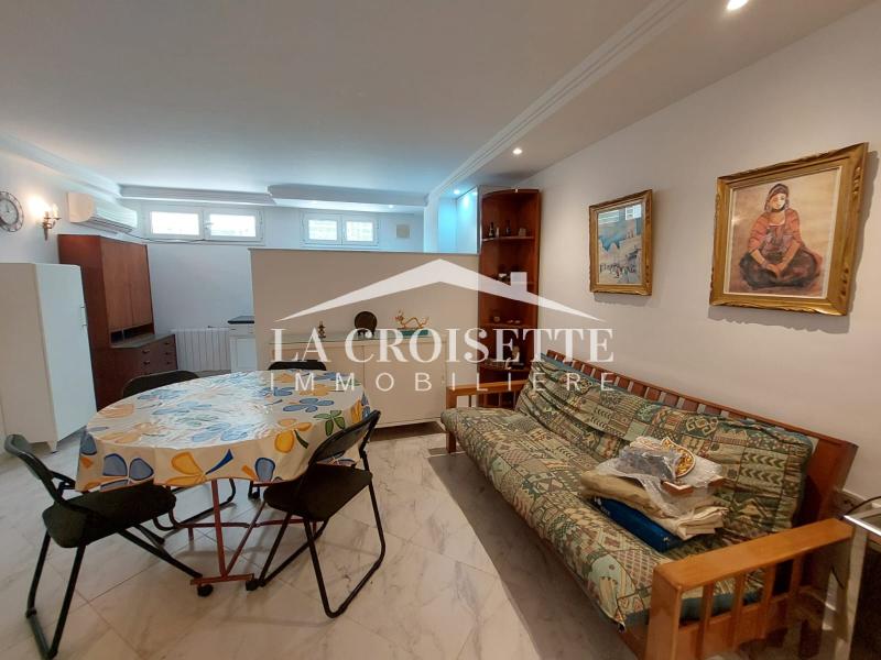 La Marsa&nbsp;Cite El Moustakbel (La Marsa)&nbsp;Location&nbsp;Appart. 3 pi�ces&nbsp;Rez de chauss�e s2 meubl� � la marsa mrcl0205