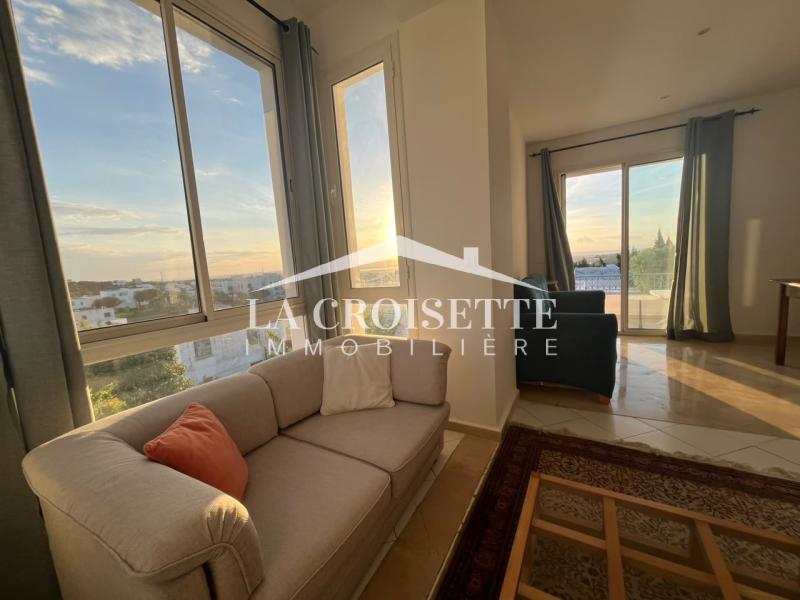 La Marsa&nbsp;Gammart&nbsp;Location&nbsp;Appart. 2 pi�ces&nbsp;Appartement s1 meubl� � gammarth mal3078