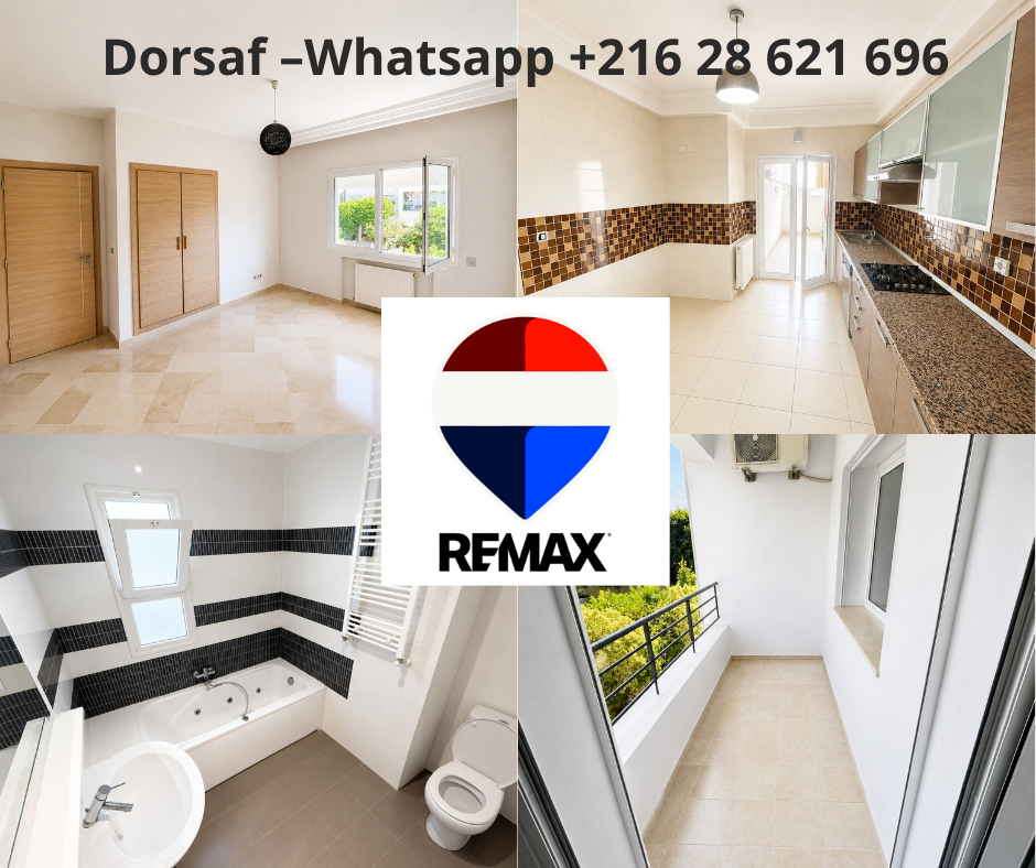 La Marsa&nbsp;El Aouina&nbsp;Location&nbsp;Appart. 4 pi�ces&nbsp;S4 a l aouina