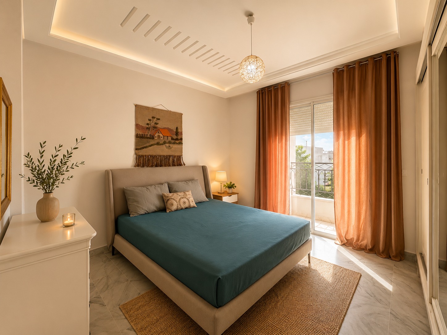 La Marsa&nbsp;Marsa Safsaf&nbsp;Location&nbsp;Appart. 4 pi�ces&nbsp;Appartement s3 meubl� � la marsa