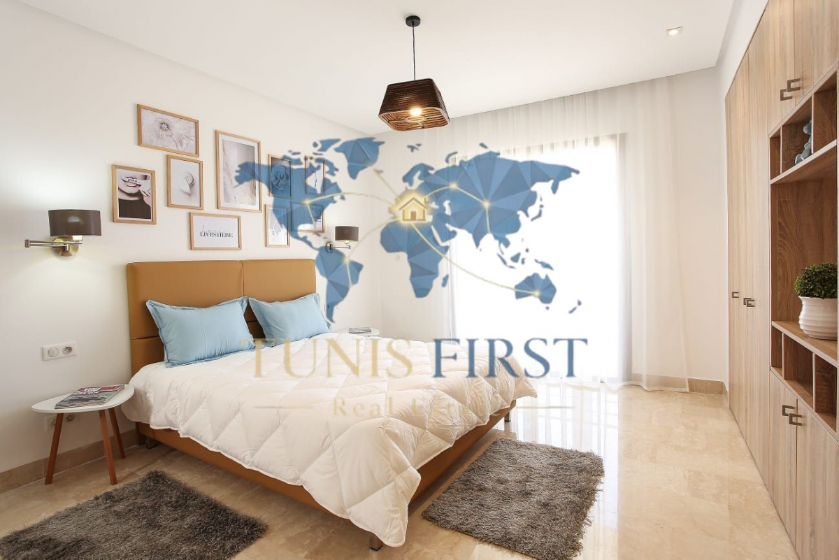 La Marsa&nbsp;Gammart&nbsp;Location&nbsp;Appart. 3 pi�ces&nbsp;Appartement s2 meubl� � gammarth