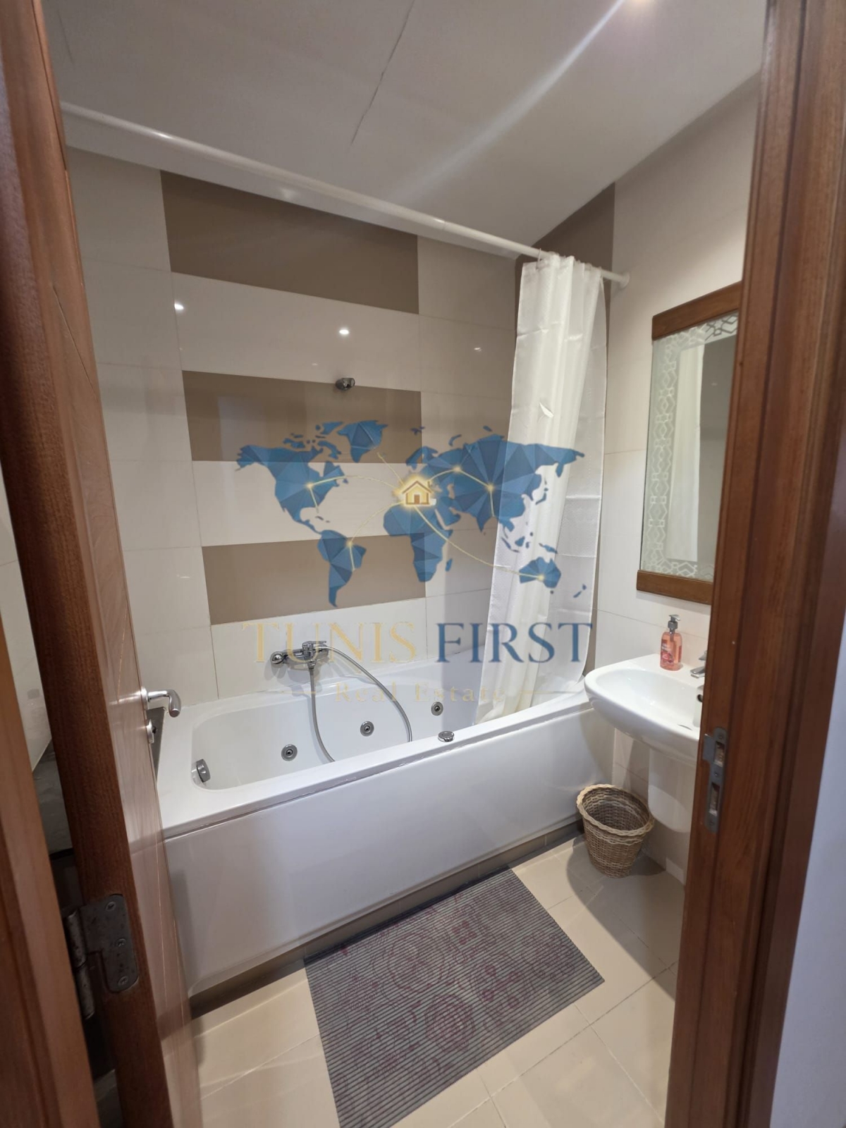Ain Zaghouan&nbsp;Jardins de Carthage&nbsp;Location&nbsp;Appart. 2 pi�ces&nbsp;Appartement s1 meubl� aux  jardins de carthage