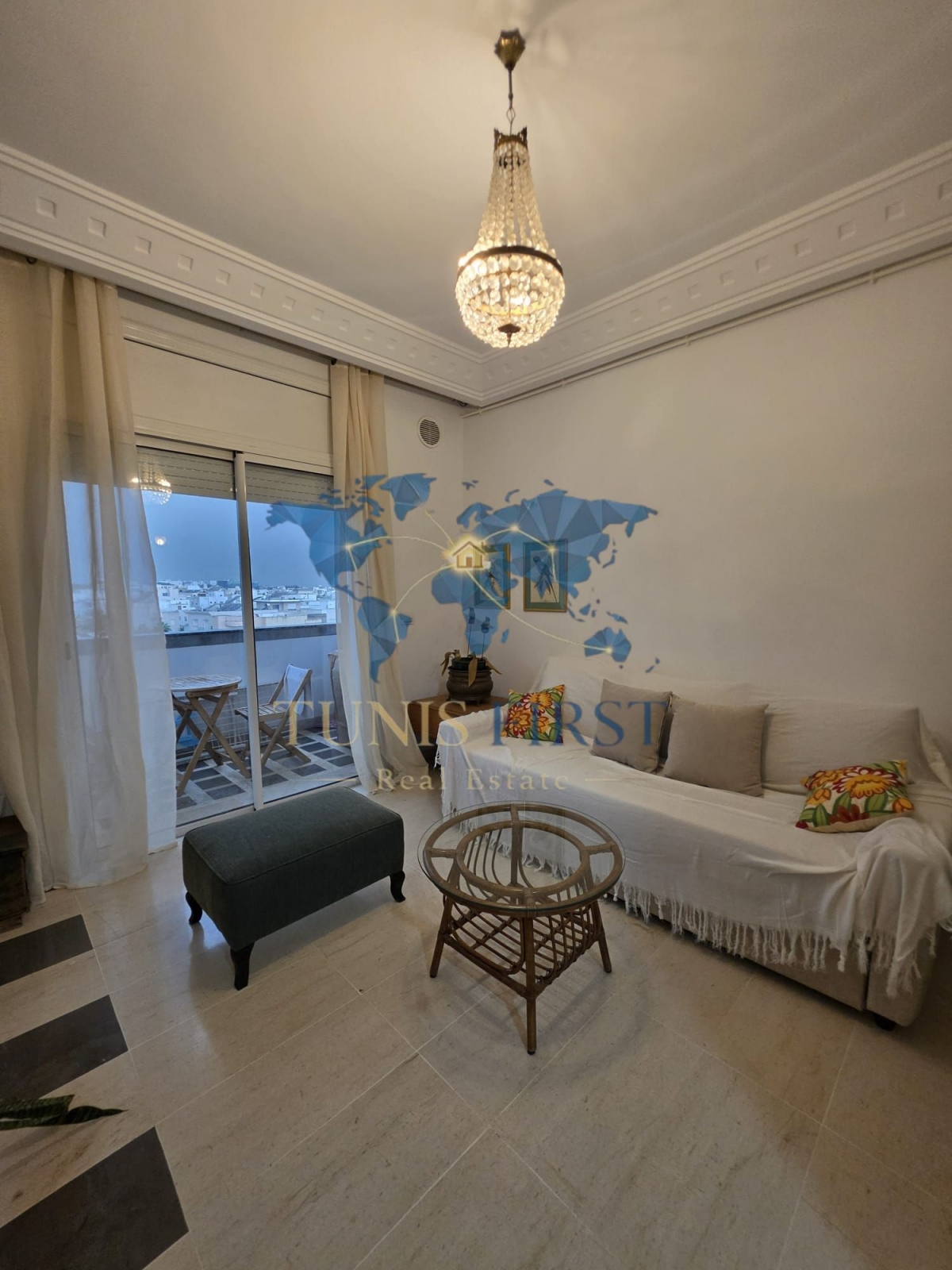 Ain Zaghouan&nbsp;Jardins de Carthage&nbsp;Location&nbsp;Appart. 2 pi�ces&nbsp;Appartement s1 meubl� aux  jardins de carthage