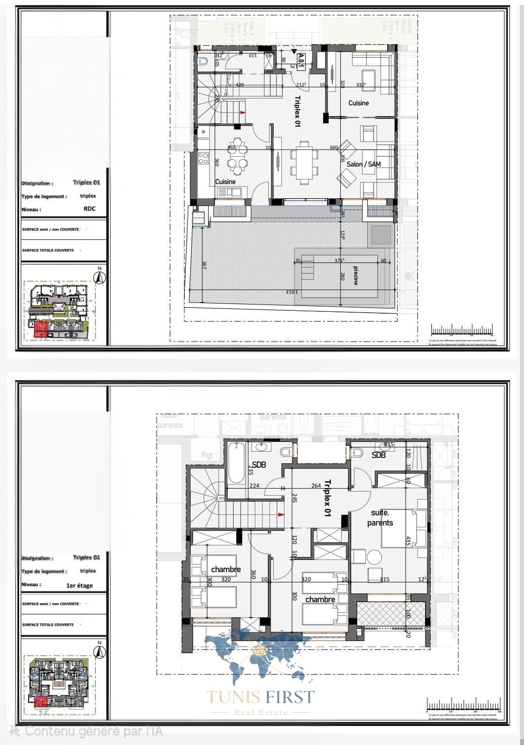 Ain Zaghouan&nbsp;Ain Zaghouan&nbsp;Vente&nbsp;Maisons&nbsp;Triplex � ain zaghouan nord