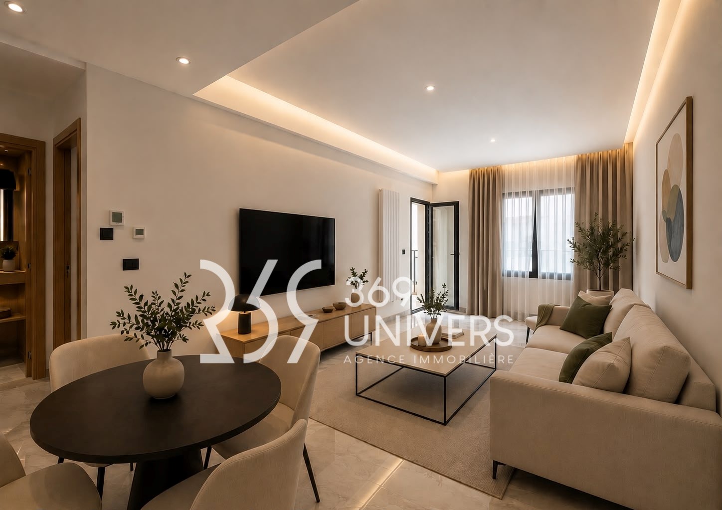 Ain Zaghouan&nbsp;Jardins de Carthage&nbsp;Location&nbsp;Appart. 1 pi�ce&nbsp;Appartement meubl� aux jdc ref ra175