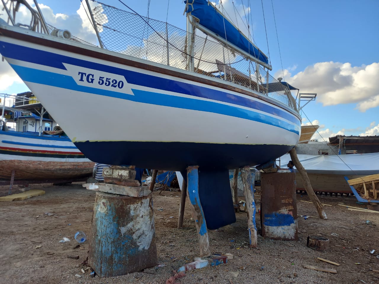 Hammam Sousse&nbsp;El Kantaoui&nbsp;Voiliers&nbsp;Voilier Habitable&nbsp;Bateau voilier 9metre70 avec cong� commercial