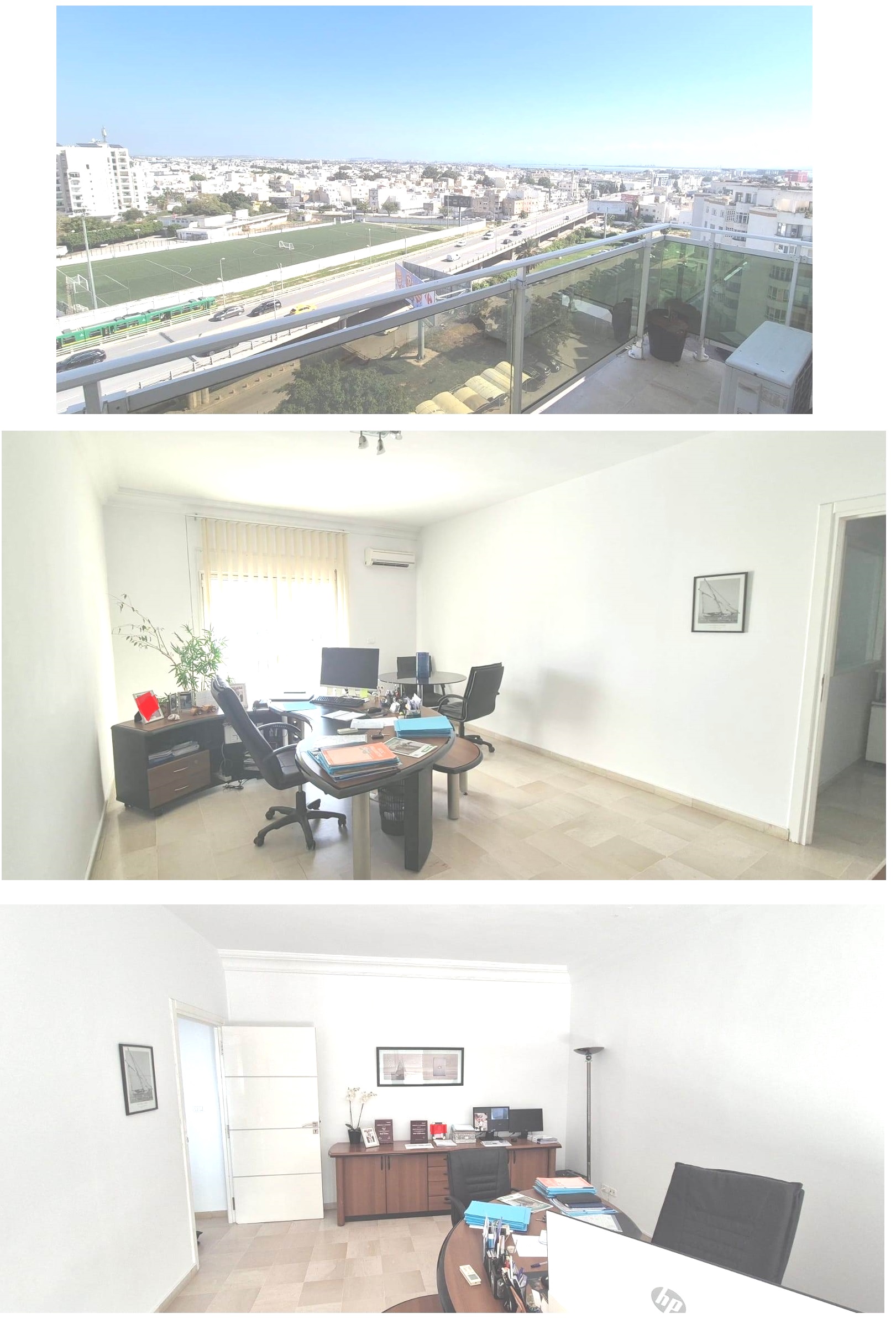 Cite El Khadra&nbsp;Cite Jardins&nbsp;Vente&nbsp;Autre&nbsp;Bureau spacieux  avec belle vue sur tunis