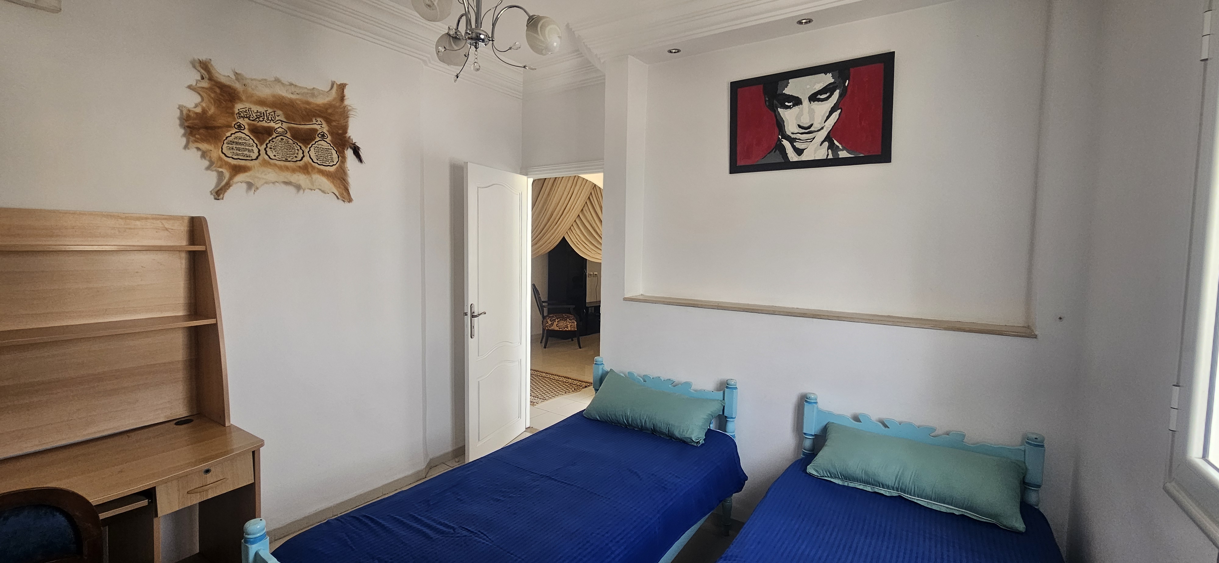 La Marsa&nbsp;El Aouina&nbsp;Location&nbsp;Appart. 4 pi�ces&nbsp;Al 2eme �tage de villa s4 meubl� cit� chic laouina