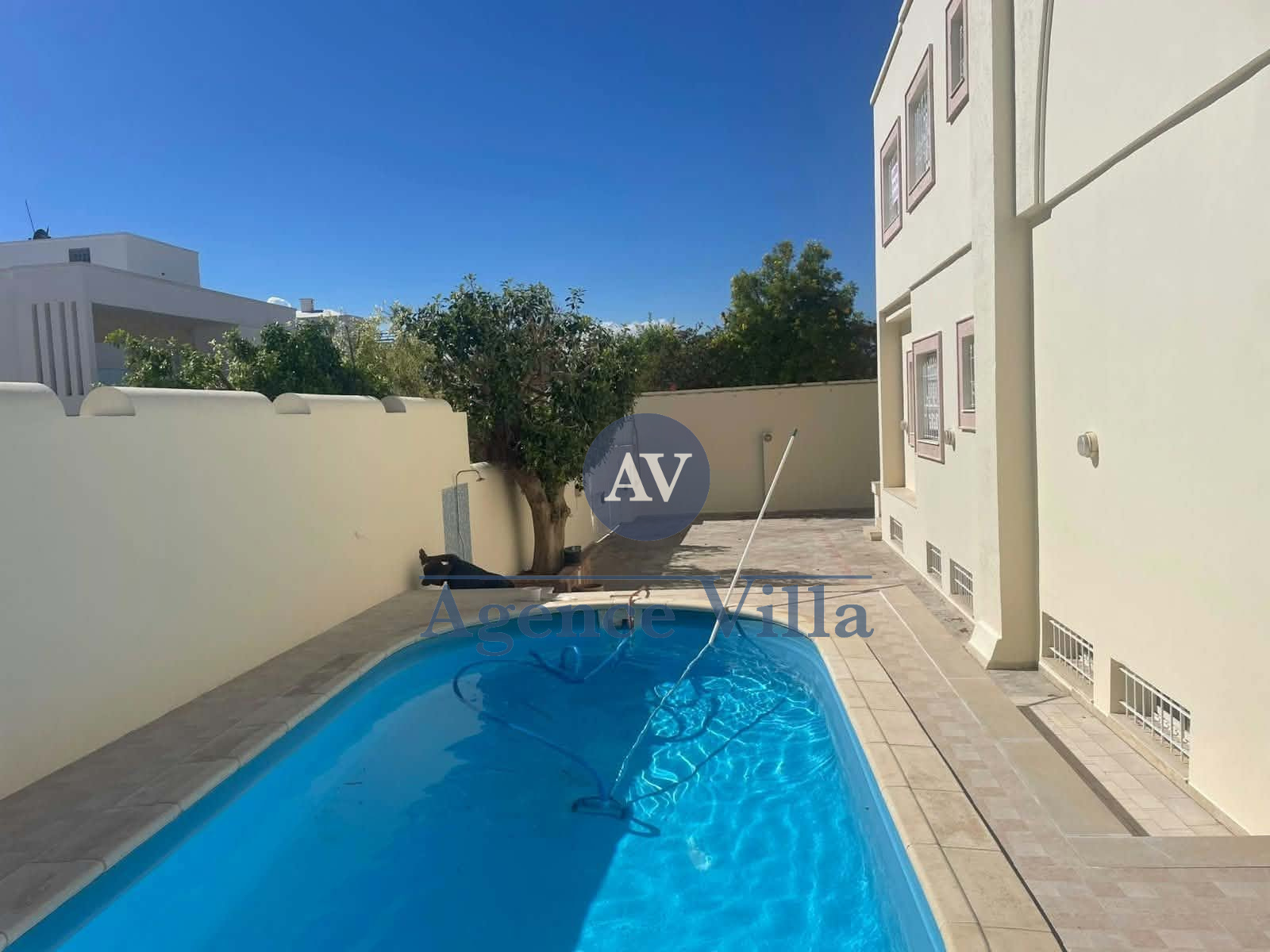 La Marsa&nbsp;Gammart&nbsp;Location&nbsp;Maisons&nbsp;Villa spacieuse s4 avec piscine � gammarth