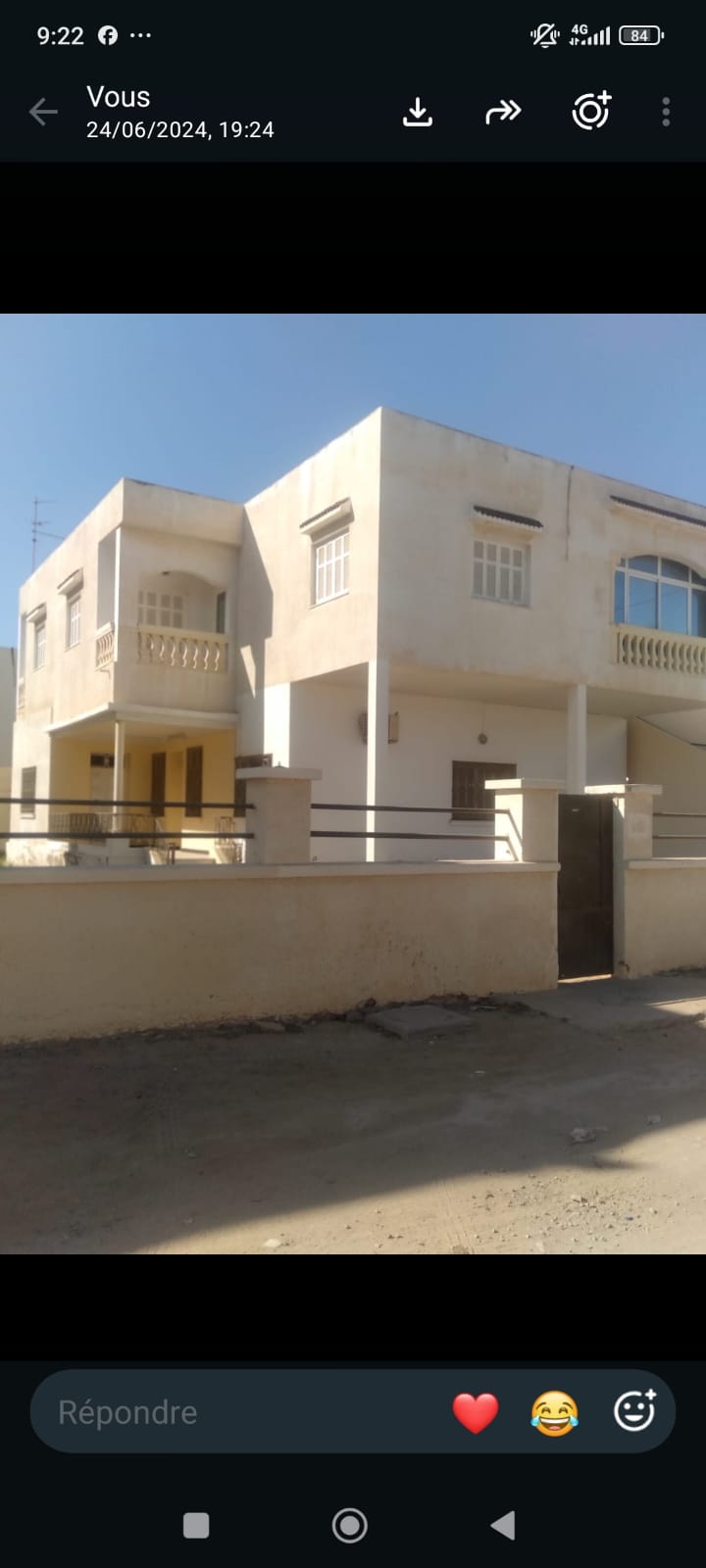 Sfax Est&nbsp;Cite El Bahri&nbsp;Vente&nbsp;Maisons&nbsp;Rez de chauss�e villa