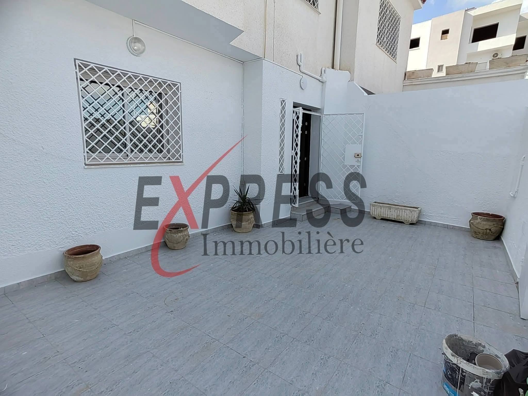 Mnihla&nbsp;Jardins d'el Menzah&nbsp;Location&nbsp;Maisons&nbsp;Rdc ind�pendant avec terrasse et jardin