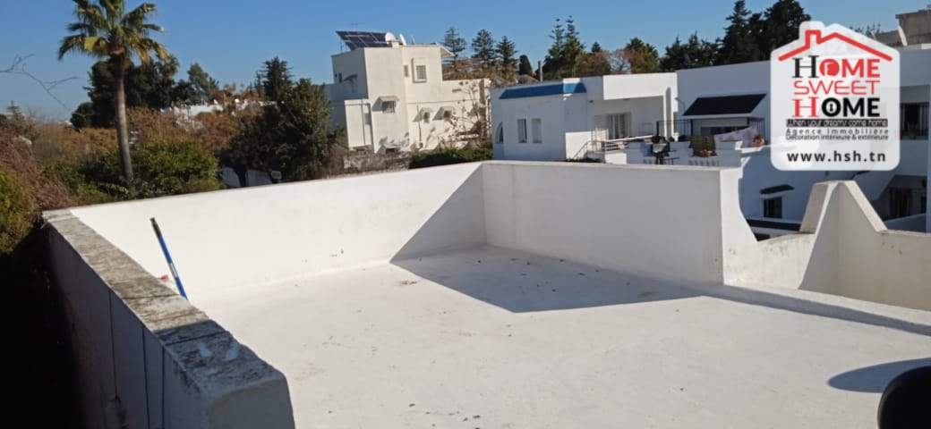 Carthage&nbsp;Salambo&nbsp;Location&nbsp;Appart. 1 pi�ce&nbsp;Etage de villa ayette � carthage salambo